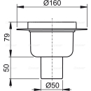 Alcadrain APV6000 Bodenablaufkörper DN50 mm –...