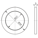 Alcadrain A7990 Zweikomponentendichtung 5/4" (10...