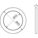 Alcadrain A7991 Zweikomponentendichtung 6/4" (10...