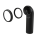 Alcadrain Abflussbogen 90° Slim für Wand-WC, DN 90 × DN 90, Länge 285 mm, PE, schwarz
