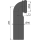 Alcadrain Abflussbogen 90° Slim für Wand-WC, DN 90 × DN 90, Länge 285 mm, PE, schwarz