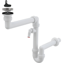Alcadrain Raumsparsiphon für Spülbecken DN 40...