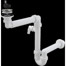 Alcadrain Raumsparsiphon DN40  für die Waschbecken...