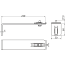 Alcadrain AS-P016 Verankerung der Profile, einfach 222 mm...