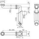 Alcadrain Raumsparsiphon für für das...