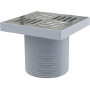 Alcadrain Bodenablauf Aufsatz, Rost 150×150 mm