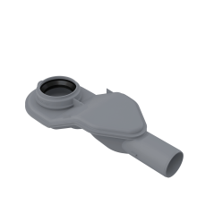 Alcadrain P142 Extraflacher Siphon DN 40 für Duschrinne APZ2012, APZ2022