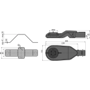 Alcadrain APZ-S6 Extra-flach Siphon DN 40 mit dem Set der...