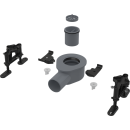 Alcadrain APZ-S9 Flach Siphon DN 50 mit dem Set der...