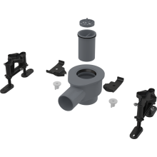 Alcadrain APZ-S12 Siphon DN 50 mit dem Set der verstellbaren Füßen