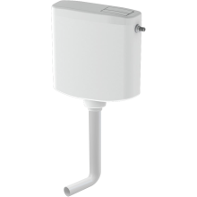 Alcadrain Mittel hängender WC-Spülkasten, DUAL, weiß (6 l), G 3/8"