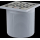 Alcadrain Bodenablauf Aufsatz, Design Rost 105×105 mm