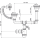 Alcadrain Doppelspülbeckensiphon mit einem Edelstahlgitter DN115 doppelstufig, mit Überlauf und einem Geräteanschluss