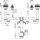 Alcadrain Doppelspülbeckensiphon Universal Set DN50/40