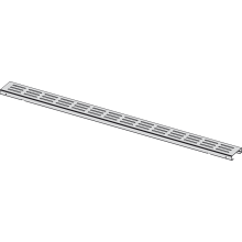 Alcadrain Rost für Entwässerungsrinne 75 mm, Edelstahl