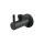 Alcadrain ARV003-BLACK Eckventil mit einem Filter 1/2"×1/2", Schwarz-Matt