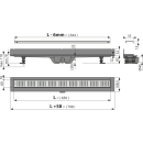 Alcadrain APZ30 WALL Duschrinne mit Rand für die Wand