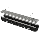 Alcadrain AVZ103-R104 Entwässerungsrinne 100 mm mit...