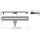 Alcadrain APZ2012-OPTION6 Duschrinne mit Rand für den Beidseitiger Rost 850mm