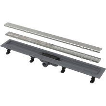 Alcadrain Duschrinne mit Rand für den Beidseitiger Rost 950mm