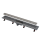 Alcadrain APZ18 Simple Duschrinne mit Rand aus Edelstahl für perforierten Rost 650mm