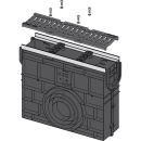 Alcadrain AVZ103R-R202 Servicebox für...
