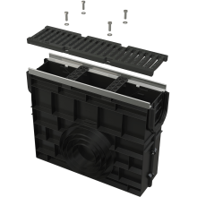 Alcadrain AVZ103R-R201 Servicebox für Entwässerungsrinne