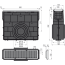 Alcadrain AVZ103R-R104S Servicebox für...