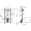 Alcadrain AM122/1120D Vorwandinstallationssystem für...