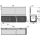 Alcadrain AVZ101-R122 Schlitzrinne, asymmetrisch, 160 mm, Rost verzink