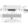Alcadrain APZ111-550M Low Duschrinne Antivandal mit Rost