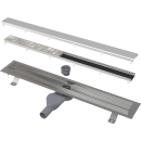 Alcadrain APZ13-DOUBLE6 Fit and Go Duschrinne mit Rand...
