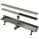 Alcadrain APZ23-DOUBLE9 Fit and Go Wall Duschrinne mit Rand