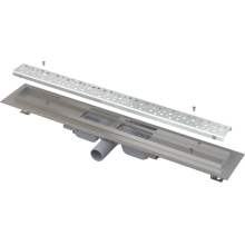 Alcadrain APZ111-850M Low Duschrinne Antivandal mit Rost