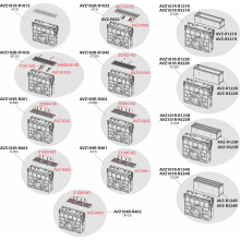 Alcadrain AVZ101R-R122R Servicebox für Schlitzrinne, asymmetrisch, 160 mm, verzinkt
