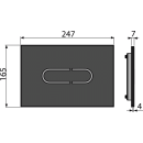 Alcadrain NIGHT LIGHT-1-SLIM Betätigungsplatte...