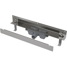 Alcadrain APZ5-SHADE Abflusssystem für Einbau in die Wand, Abdeckung Edelstahl-Matt 650mm