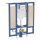 Geberit Duofix Element für Wand-WC, 112 cm, mit Sigma UP-Spülkasten 12 cm, barrierefrei, für Stütz- und Haltegriffe, für Betätigung von vorne