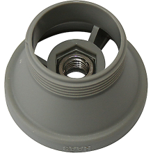 Haas IKEA® Spüle-Adapter Siphon Typ 1 1/2  Ablauf-Adapter umweltschoned grau