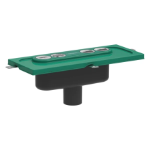 hansgrohe uBox universal Grundkörper Duschrinnen Ablaufgehäuse für vertikale Installation
