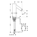 AXOR Starck Elektronik-Waschtischmischer mit...