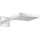 AXOR ShowerSolutions Kopfbrause 240/240 1jet mit Brausearm, Chrom