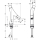 AXOR Starck Organic 2-Griff Waschtischmischer 80 mit Ablaufgarnitur, Chrom