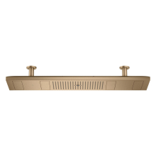 AXOR ShowerSolutions ShowerHeaven 1200/300 4jet mit Lichtmodul 5000 K, Brushed Bronze