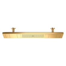 AXOR ShowerSolutions ShowerHeaven 1200/300 4jet mit Lichtmodul 5000 K, Polished Gold Optic