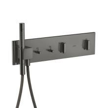 AXOR ShowerComposition Thermostatmodul 470/110 Unterputz für 2 Verbraucher, Polished Black Chrome