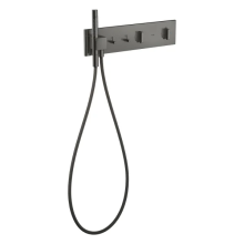 AXOR ShowerComposition Thermostatmodul 470/110 Unterputz für 2 Verbraucher, Polished Black Chrome
