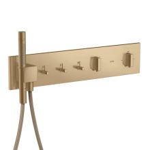 AXOR ShowerComposition Thermostatmodul 540/110 Unterputz für 3 Verbraucher, Brushed Bronze