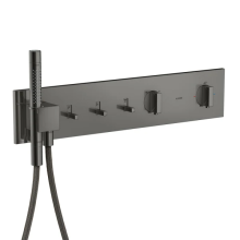 AXOR ShowerComposition Thermostatmodul 540/110 Unterputz für 3 Verbraucher, Polished Black Chrome
