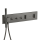 AXOR ShowerComposition Thermostatmodul 540/110 Unterputz für 3 Verbraucher, Polished Black Chrome